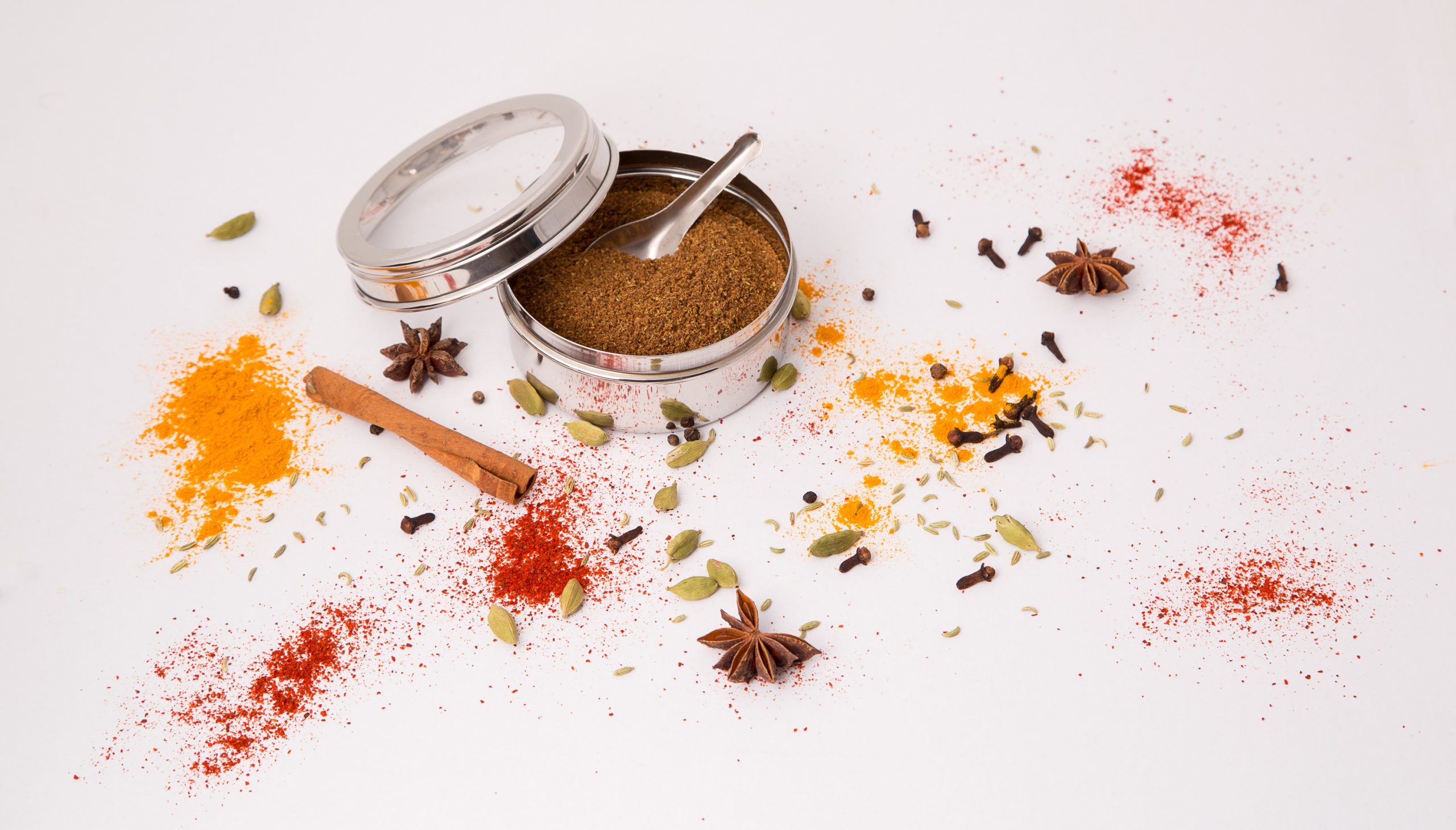 myspicetin garam masala dabba indian spices authentic curry Spice Tins