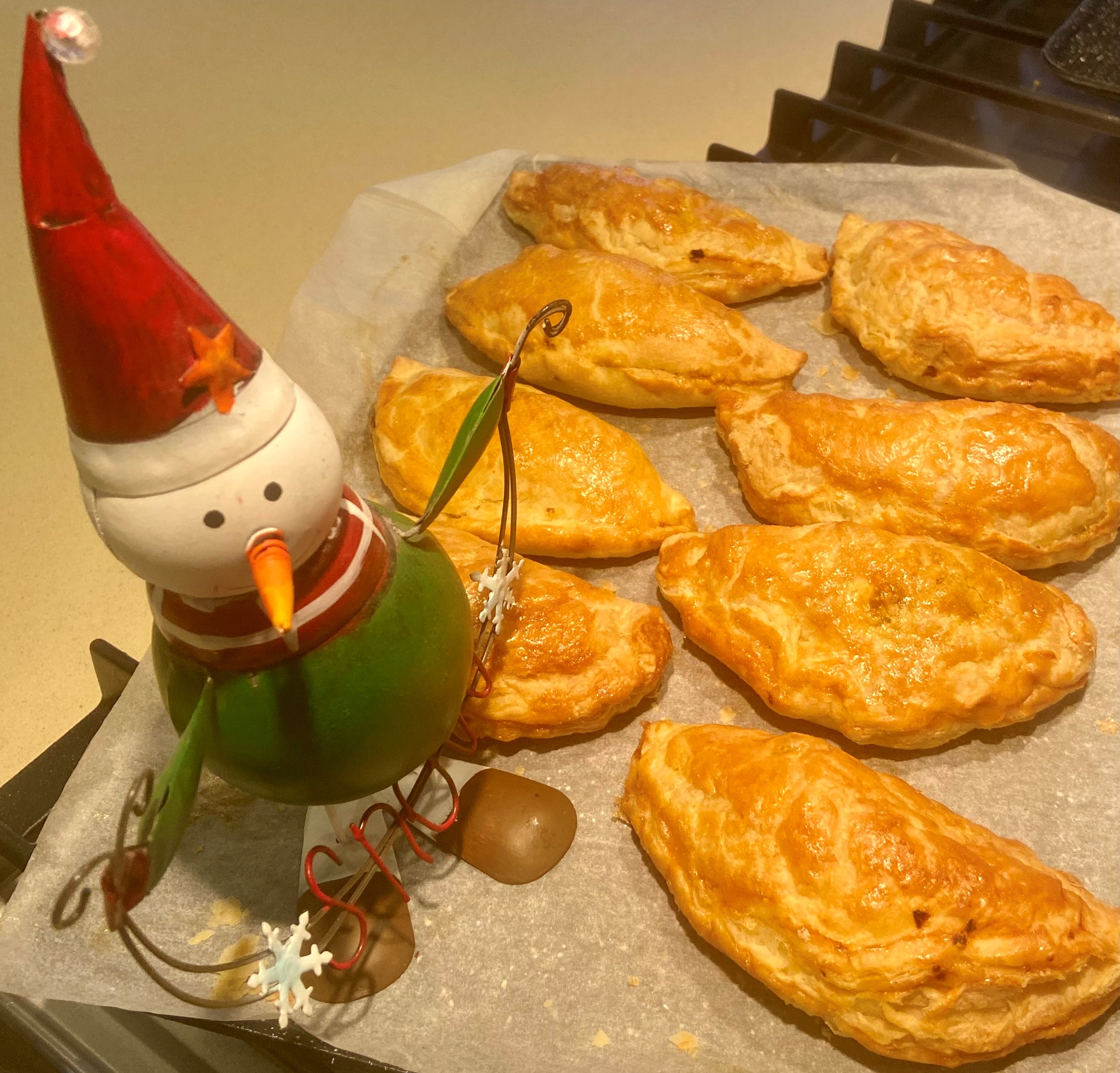 Spiced up Xmas Leftover Pasties